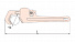 GARWIN INDUSTRIAL GSS-TKD50 Ключ трубный 6гр. искробезопасный 0-50 мм, 350 мм-4004