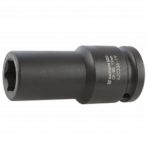 GARWIN PRO 620336-19 Головка, 3/4", 19 мм, торцевая, 6-гранная, ударная, глубокая