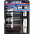 Licota ACK-384027 Набор торцевых головок глубоких 1/2" 14 пр. в ложементе 10 - 32 мм-4004