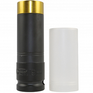 Licota ANS4019L-HT Головка, 1/2", 19 мм, торцевая, 6-гранная, ударная, глубокая, тонкостенная, для литых дисков
