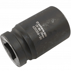 GARWIN PRO 620356-38 Головка, 1", 38 мм, торцевая, 6-гранная, ударная, глубокая