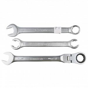 GARWIN PRO 646080 Набор ключей комбинированных 6-32 мм, трещоточных 8-24 мм и разрезных 8-22 мм, 37 пр. в ложементе EVA