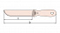 GARWIN INDUSTRIAL GSS-XBB04 Нож искробезопасный 137 мм с пластиковой ручкой-4004