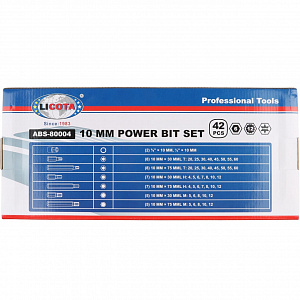 Licota ABS-80004 Набор бит, 42 пр.