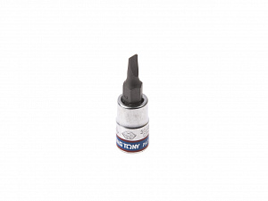 Насадка (бита) торцевая 1/4", Slotted, 4х0,8 мм, L = 37 мм  KING TONY 203204