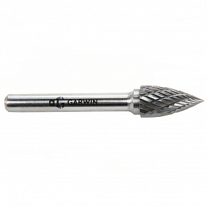 GARWIN INDUSTRIAL 900645-3*12,7*38 Борфреза параболическая с заостренным концом 3x12,7x38 мм, VHM, DC, форма G (серия 900645)