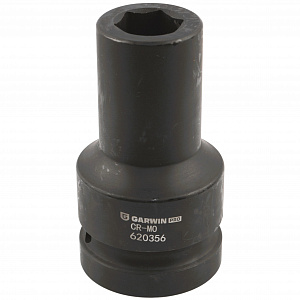 GARWIN PRO 620356-17 Головка, 1", 17 мм, торцевая, 6-гранная, ударная, глубокая