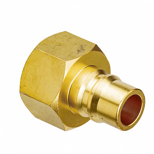 GARWIN PRO 808211-1 Пневморазъём высокой пропускной способности "папа" - внутренняя резьба 1", латунь