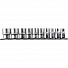 Licota TBS-22006 Набор торцевых головок 1/2" 12-ти гранных, 10 пр. на линейке, 3/8"-15/16"-4004