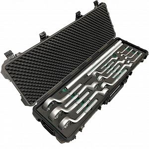 GARWIN PRO 606621-19 Набор ключей накидных усиленных 19 предметов 24-85 мм, с рукоятками-удлинителями