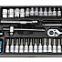 Licota ACK-384002 Набор торцевых головок 1/4" в ложементе, 51 пр.-4004