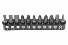 Licota ALK-8009-BIT1-CK Набор бит 1/4" 25 мм на держателе SL, PH, PZ, HEX-4004