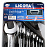 Licota ACK-384005 Набор ключей рожковых 9 пр. 6 - 23 мм, в ложементе-4004