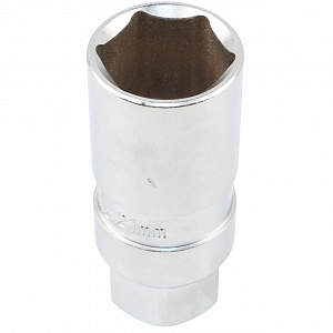 Licota ASP-A3821 Головка, 3/8", 21 мм, торцевая, 6-гранная, глубокая, свечная