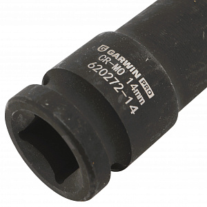 GARWIN PRO 620272-14 Головка, 1/2", 14 мм, торцевая, 6-гранная, ударная, глубокая
