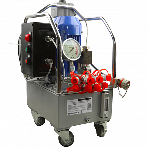 GARWIN INDUSTRIAL 541550-3-4 Станция гидравлическая для гайковёртов взрывобезопасная (8×1/4" NPT) 2Ex h IIB T3 Gc, 700 бар, 1,5кВт, 20л