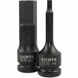 Licota ASA-40005 Набор шестигранников ударных 1/2" 5-17 мм 8пр.