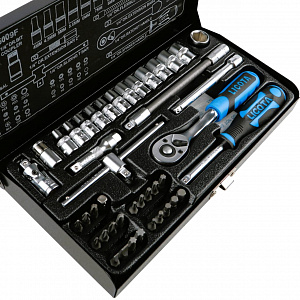Licota ALT-5009F Набор торцевых головок 1/4" 43пр.