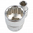 Licota TBS-22004 Набор торцевых головок 3/8" 12-ти гранных, 9 пр. на линейке, 5/16"-13/16"-4004