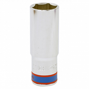 Головка торцевая глубокая шестигранная 1/2", 21 мм KING TONY 423521M