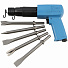 GARWIN INDUSTRIAL 804030-87-3000R Молоток пневматический с 5-ю зубилами 235 мм Энерг. уд. 11 Дж, ROUND (0.401"/10,2 мм)-4004