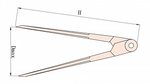 GARWIN INDUSTRIAL GSX-IA02 Циркуль искробезопасный 0-200 мм