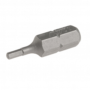 Бита HEX H2х25мм 1/4" DR 6-ти гранная S2 JTC