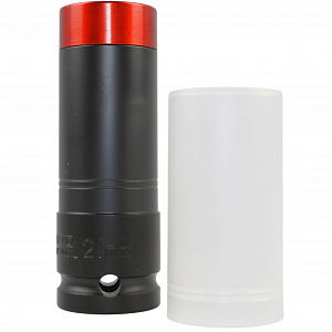 Licota ANS4021L-HT Головка, 1/2", 21 мм, торцевая, 6-гранная, ударная, глубокая, тонкостенная, для литых дисков