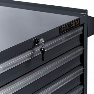 Licota AWX-2602G-N-R Тележка инструментальная с карманом, 5 полок, серая