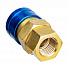 GARWIN PRO 808210-34 Пневморазъём высокой пропускной способности "мама" - внутренняя резьба 3/4", латунь-4004