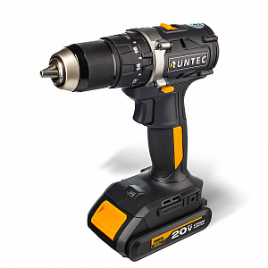RUNTEC RT-ID222 Дрель-шуруповерт ударная аккумуляторная RUNTEC PRO 13 мм, 20В, 2*2Ач, 55Нм