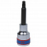 Насадка (бита) торцевая 1/2", Torx, T30, L = 80 мм, с отверстием KING TONY 403730-4004