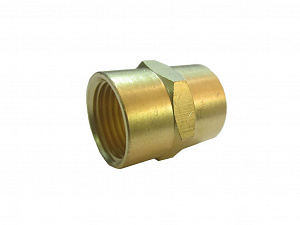 Licota FF20 Фитинг внутренняя резьба 1/4" - 1/4", латунь