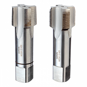 GARWIN INDUSTRIAL GM-TF300150 Метчики ручные Mf30x1.5, DIN 2181, HSS, 6H, комплект из 2 штук