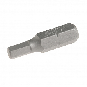 Бита HEX H4х25мм 1/4" DR 6-ти гранная S2 JTC