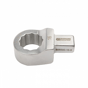 GARWIN INDUSTRIAL 505580-16-9 Насадка для динамометрического ключа накидная 16 мм с посадочным квадратом 9*12