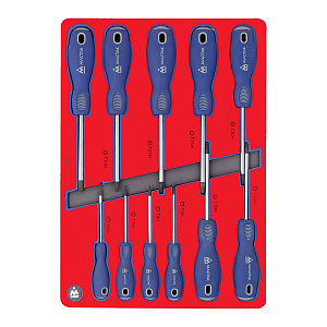 Набор отверток Torx, ложемент, 11 предметов МАСТАК 5-4411