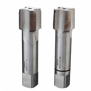 GARWIN INDUSTRIAL GM-TF240125 Метчики ручные Mf24x1.25, DIN 2181, HSS, 6H, комплект из 2 штук
