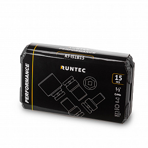 RUNTEC RT-IS1B15 Набор ударных головок RUNTEC 1/2", 10-32 мм, CrMo, 15 предметов