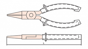 GARWIN INDUSTRIAL GSS-ZO02 Круглогубцы искробезопасные 150 мм