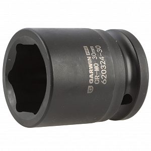 GARWIN PRO 620324-30 Головка, 3/4", 30 мм, торцевая, 6-гранная, ударная