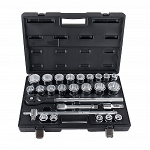 Licota ASK-10061 Набор торцевых головок 3/4" дюйм. и метр. 26пр. (1"-2", 19-50 мм)