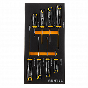 RUNTEC RT-SD1E8F Набор отверток RUNTEC S2 в ложементе EVA, 8 предметов