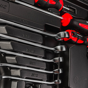 RUNTEC RT-HT128T Набор ручных инструментов RUNTEC TECHNIC 128 предметов 1/2", 1/4"