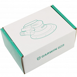 GARWIN PRO GS-ORB-5 Пневматическая, роторно-орбитальная шлифовальная машинка с пылеотводом, 150 мм, 15 отверстий, орбита 5 мм