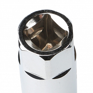 GARWIN PRO A14505 Головка, 3/8", 14 мм, торцевая, 12-гранная, глубокая, тонкостенная, свечная