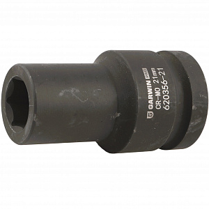 GARWIN PRO 620356-21 Головка, 1", 21 мм, торцевая, 6-гранная, ударная, глубокая