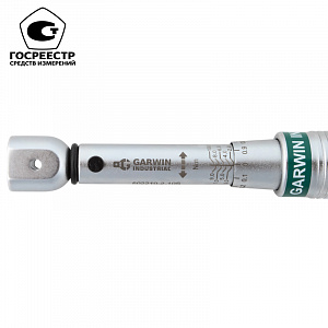 GARWIN INDUSTRIAL 502210-3-15S Динамометрический ключ 3-15 Нм, двухстороннего действия с разъемом под сменные насадки 9х12