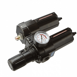GARWIN INDUSTRIAL 807670-34-5 Модульная группа для подготовки воздуха с регулятором давления и манометром, 3/4", 5 мкм, усиленная, макс.давление 16 ба