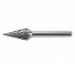 GARWIN INDUSTRIAL 900685-12*25*69 Борфреза коническая с заостренным концом 12x25x69 мм, VHM, DC, форма M (серия 900685)-4004